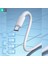L14 6A 110W Fast Charging Usba To Type-C Data ve Hızlı Şarj Kablosu 1m Beyaz 3