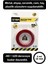 50 kg Çift Taraflı Ekstra Güçlü Çok Amaçlı Tamir Silikon Bant Dış Mekan Montaj Bandı 18 mm x 2 mt 3