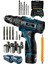 Usa 58VOLT 12 Ah 27 Pcs Setkorumalı Çelik Şanzuman 2 Akülü Vidalama Şarjlı Matkap 1