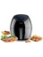 Kmix Mutfak Şefi 1000 Watt KMX750RD + Airfryer Xl Siyah HFP30.000BK Set 6