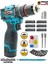 Alman Ms-84 Pro-Es Kömürsüz Darbeli 84 Parça Matkap Akülü Vidalama 2