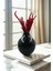 Solara Seramik Vazo - Dekoratif Ev Aksesuarı - Siyah - 16 cm * 13 cm 2
