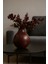 Orbita Seramik Vazo - Dekoratif Ev Aksesuarı - Kahve - 26 cm * 24 cm 1