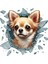 Fulcar Chiuahua Araç Stickerı 2