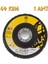 Katlı Flap Disk Yuvarlak Zımpara 115 mm - P60 Kum - 1 Adet 1