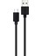 Usba To Micro 3A 45W Universal Hızlı Şarj ve Data Kablosu 2m Siyah DLC3106U 1