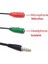 Menashop Ses Splitter Kablosu, Mikrofon ve Kulaklık Ayırıcı Y Adaptör, Aynı Anda Çift Kulaklık Kullanma Özellikli, Mavi Renk, Kaliteli Yüksek Ses (Yeşil-Kırmızı) 2