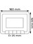 Multibus Sistem MB45-B 4.3 Inç Daire Görüntülü Diafon Ekranı 9g 01 03 0001B 2
