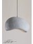 Kaya Beton Tekli Sarkıt Avize Beton Iskandinav Modern Tasarım E27 Modern Avize 50CM Çap Gri 3