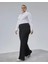 Poly Viscose Full Lycra Beli̇ Lasti̇kli̇ Battal Pantolon 1