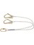 Karam Kİ231 Çift Kol Lanyard Statik Halatlı Karabinalı 1
