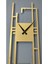 Carisma Metal Gold/altın Dikdörtgen Duvar Saati - Ev/ofis Saati - Hediye Saat - 60 x 26 cm 60X25 cm 3