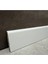 By Istanbul 25MT 8cm Saten Beyaz Düz Model Folyo Laminat Parke Süpürgelik 10MM 2