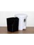 Polytime Pedallı Basmalı 6 Litre Çöp Kutusu Kovası - Çıkarılabilir Iç Kovalı - Krem - 28 x 22 x 22 cm 3