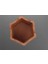 Hobi 90063 Dekoratif Kalemlik Ahşap Altıgen Ham Mdf El Yapım 2