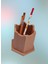 Hobi 90063 Dekoratif Kalemlik Ahşap Altıgen Ham Mdf El Yapım 5
