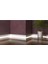Effect Serisi 11.5 cm Lake Beyaz LED Kanallı Ledli Pvc Süpürgelik 1