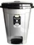 Pedallı Basmalı Çöp Kutusu Kovası / Çıkarılabilir Iç Kovalı / Gri / 12 Litre / 34X27X27 Cm. 1