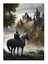 Şövalye ve Şato Modern Ahşap Tablo 25CMX 35CM 25X35 cm 1