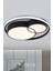 Modern Çi̇ft Yuvarlak Model Plafonyer Avi̇ze (50 Cm) 3