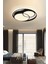 Modern Çi̇ft Yuvarlak Model Plafonyer Avi̇ze (50 Cm) 5