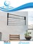 Duvara Monte Katlanabilir Çamaşır Askısı - 60X30 cm Gri 3