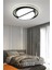 Kesi̇k Yuvarlak Model Modern Plafonyer Avi̇ze (50 Cm) 4