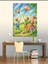 Kanvas Tablo Uçurtma Uçuran Çocuklar 70X100 cm 3