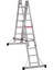 2x6 Basamaklı A Tipi Çift Taraflı Sürgülü Alüminyum Merdiven (TA002) 2x6 Basamak 2