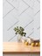 30X60 cm Beyaz Siyah Mermer Desenli Kendinden Yapışkanlı Seramik Köpük Banyo Pvc Duvar PANELI-6008 3