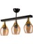 Üçlü Ufo Sarkit Avi̇ze Si̇yah Bal Rengi̇ Camli Gold Huni̇ 5