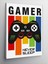 Kanvas Tablo Gamer Oyun Konsolu 70X100 cm 1