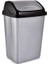Polytime Sallanır Kapak Ofis Banyo Mutfak Bahçe Çöp Kutusu Kovası / 50 Litre / Gri / 68 x 41 x 33 Cm. 1