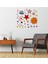 Duvar Çıkartma Stıcker Dekoratif Duvar Kağıdı,süs Iki Adet Uzaylı Desenli Pvc 70X50X0,5CM 4