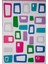 Duvar Çıkartma Stıcker Dekoratif Duvar Kağıdı,süs Renkli Kareli Pvc 48X33X0,5CM 2