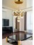 Luxury LED Avize Kumandalı 3 Renk Modern Sarkıt Kristal Taşlı LED Avize Gold Sarı 2