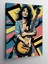 Kanvas Tablo Gitarist Kadın 50X70 cm 1