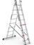 3x8 Basamaklı Üç Parçalı Çok Amaçlı Alüminyum Merdiven (TS175) 3x8 Basamak 2