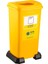 SY-4398 Sıfır Atık Plastik Geri Dönüşüm Çöp Kutusu 70 Lt Sarı 1