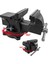 Büyük Boy 80MM 3'' 360'' Dönerli Taban Dövme Çelik Sabit Tezgah Masa Mengenesi 1