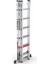 3x6 Basamaklı Üç Parçalı Çok Amaçlı Alüminyum Merdiven (TS6160) 3x6 Basamak 3