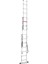 3x6 Basamaklı Üç Parçalı Çok Amaçlı Alüminyum Merdiven (TS6160) 3x6 Basamak 6