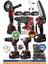 Alman Red 5524K Kombo 5'li̇ Kömürsüz Profesyonel Set 2 Batarya 1 Ş.ci̇hazi 1