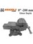 Büyük Boy 200MM 8" 360" Dönerli Taban Dövme Çelik Sabit Tezgah Masa Mengenesi 4