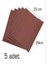 Su Zımparası 60 Kum Yumuşak Kağıt Yüksek Kalite 23X28 cm (5 Adet) 2