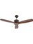 Hardwood Kahverengi Aydınlatmasız Uzaktan Kumandalı 132CM Tavan Vantilatörü 1