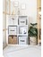 Keçe Dolap Içi Organizer Takı, Makyaj, Banyo, Ofis Düzenleyici Kapaklı Saklama Kutusu 25X25X25 cm 4