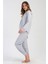 Kadın Uzun Kol Pijama Takım , 403032 2
