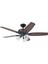 Builders Plus Çağdaş Bronz- 132 cm - Üçlü Avizeli Aydınlatmalı Tavan Vantilatörü 1