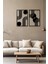 Bohem Stil Minimalist 2 Li Metal Duvar Dekoru Seti 1